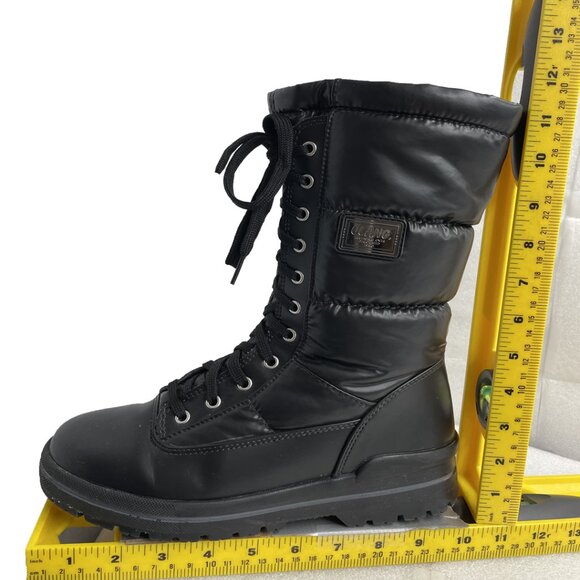 Olang Women's Black Lace Up Waterproof Insulated Winter Boots EU 38 USA 7.5 - Picture 11 of 13